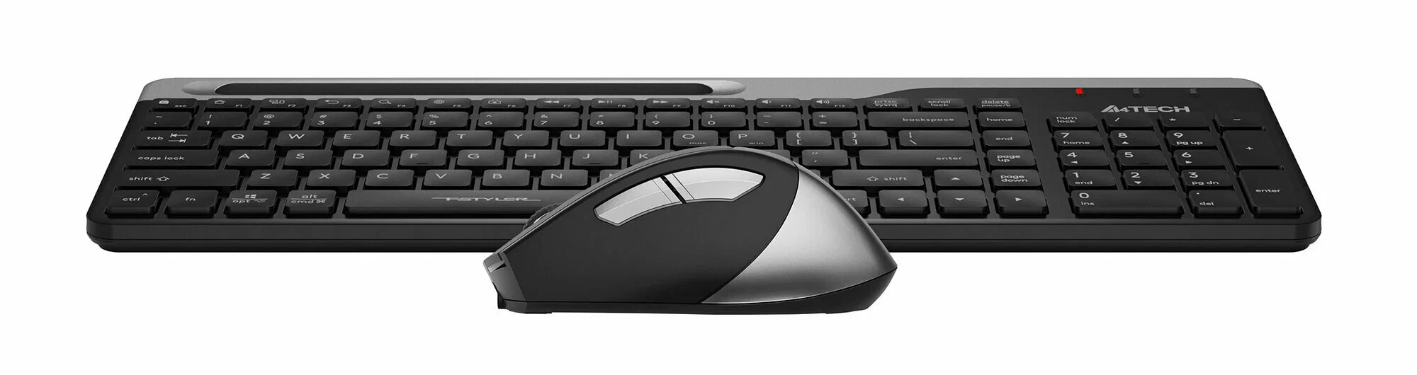 Комплект клавиатура+мышь A4Tech FStyler FB2535C беспроводной, USB + Bluetooth, 2000 DPI, черный
