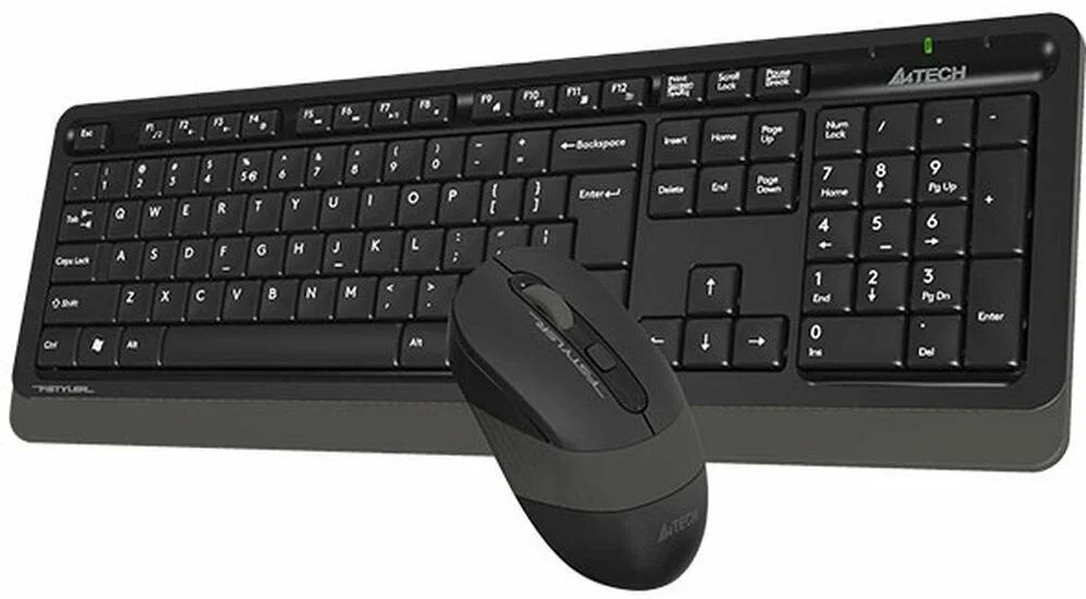 Комплект клавиатура+мышь A4Tech FStyler FG1010 беспроводной, USB, 2000 DPI, белый/серый