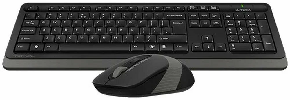 Комплект клавиатура+мышь A4Tech FStyler FG1010S беспроводной, USB, 2000 DPI, белый/серый