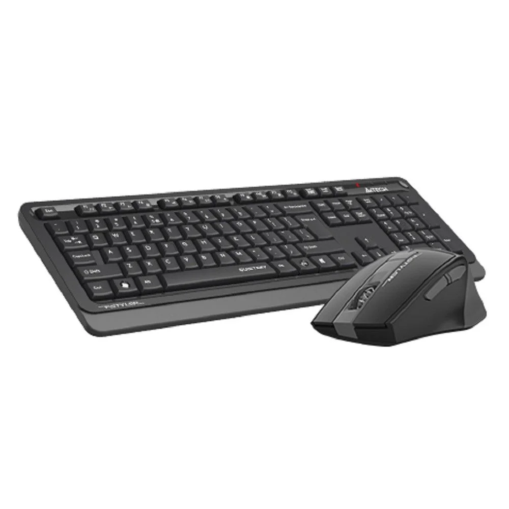 Комплект клавиатура+мышь A4Tech FStyler FG1035 беспроводной, USB, 2000 DPI, чёрный/серый