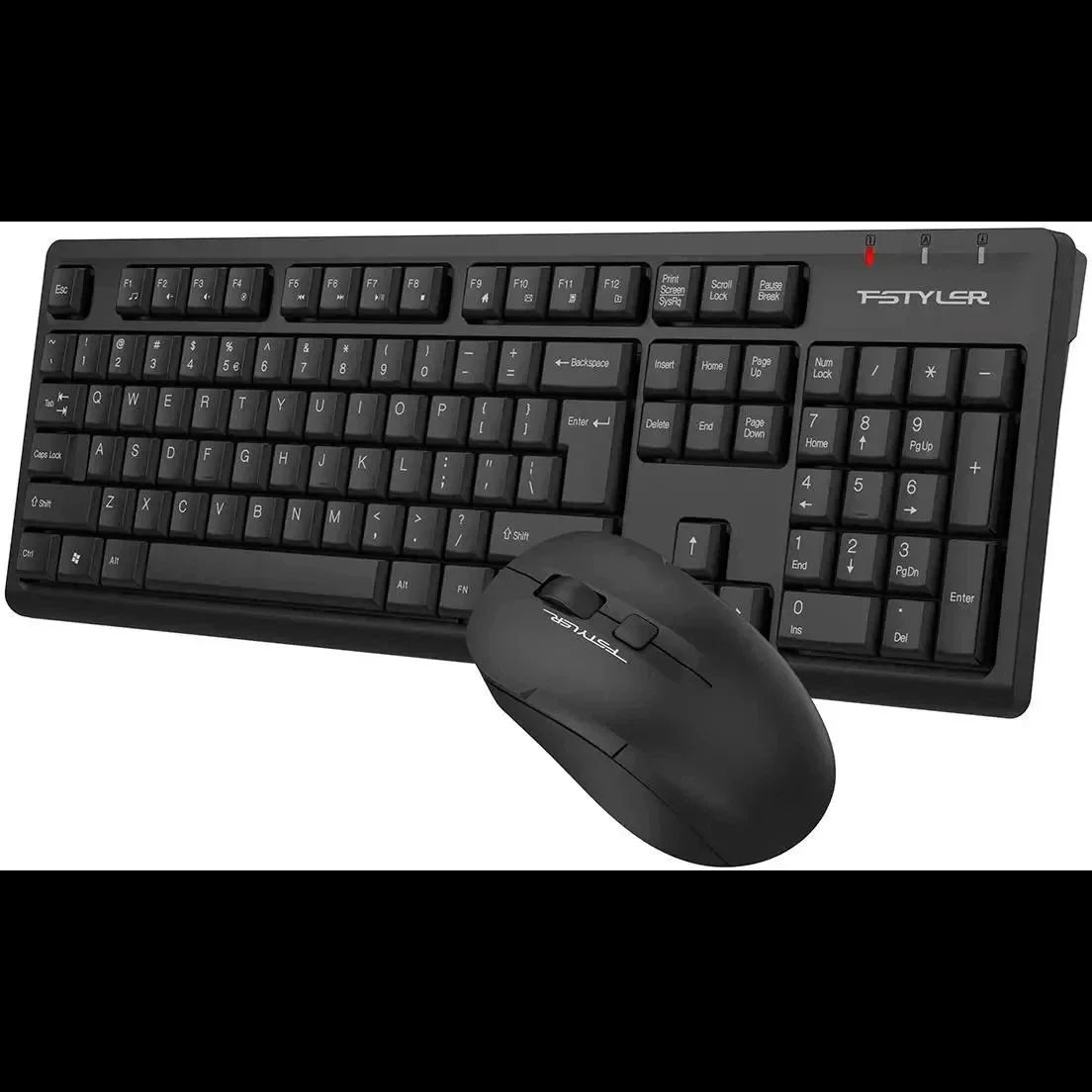 Комплект клавиатура+мышь A4Tech FStyler FG1200S беспроводной, USB, чёрный