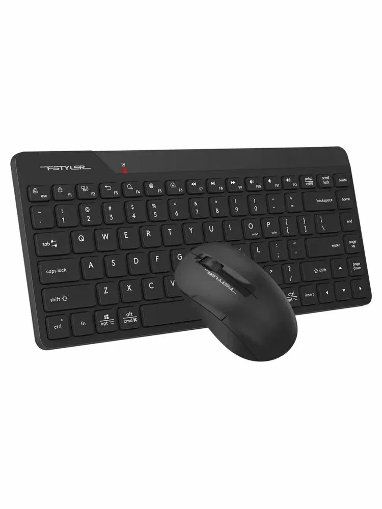Комплект клавиатура+мышь A4Tech FStyler FG2200 Air2 беспроводной, USB, 1200 DPI, черный