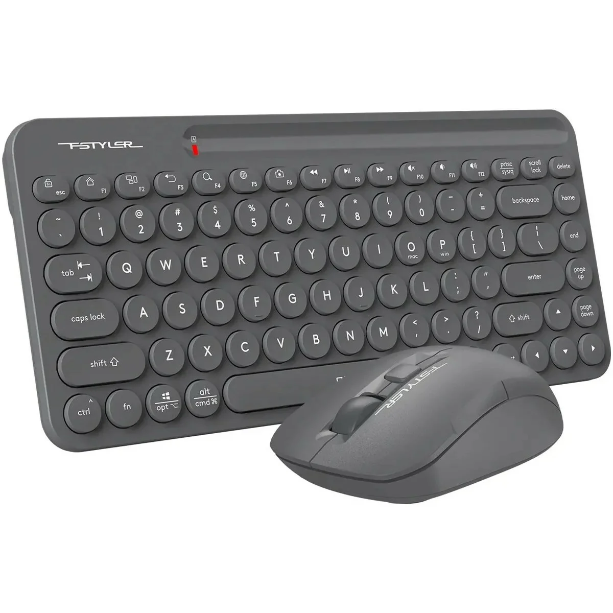 Комплект клавиатура+мышь A4Tech FStyler FG3200 Air2 беспроводной, USB, 2000 DPI, серый