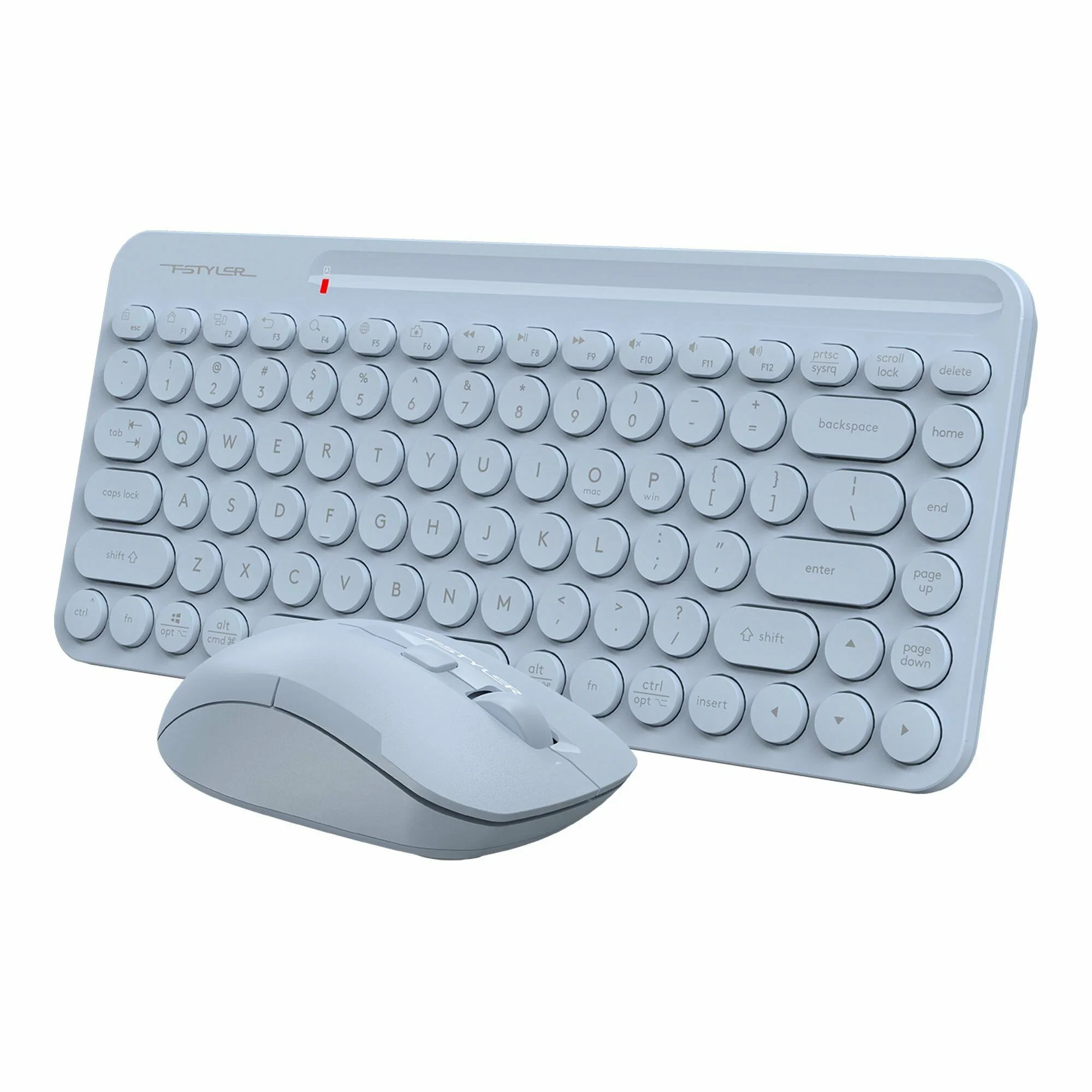 Комплект клавиатура+мышь A4Tech FStyler FG3200 Air2 беспроводной, USB, 2000 DPI, синий