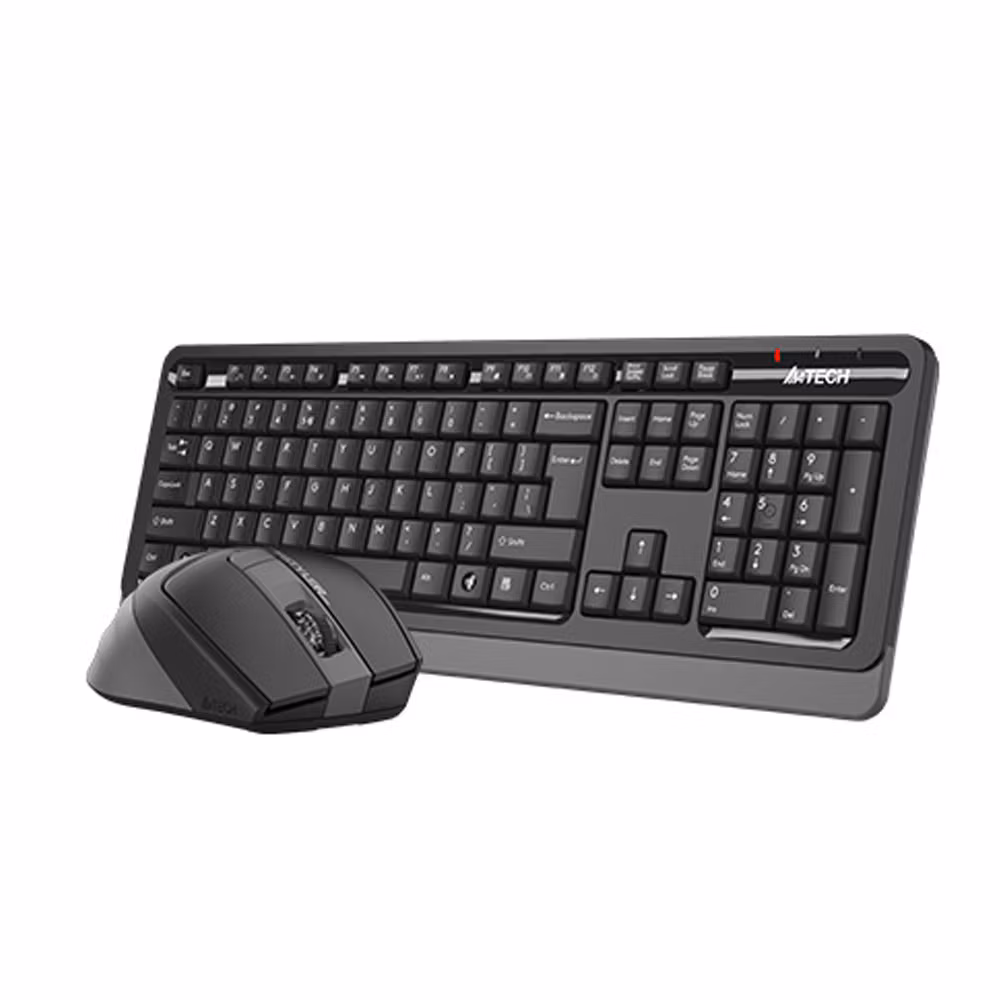 Комплект клавиатура+мышь A4Tech FStyler FGS1035Q беспроводной, USB, 2000 DPI, чёрный/серый