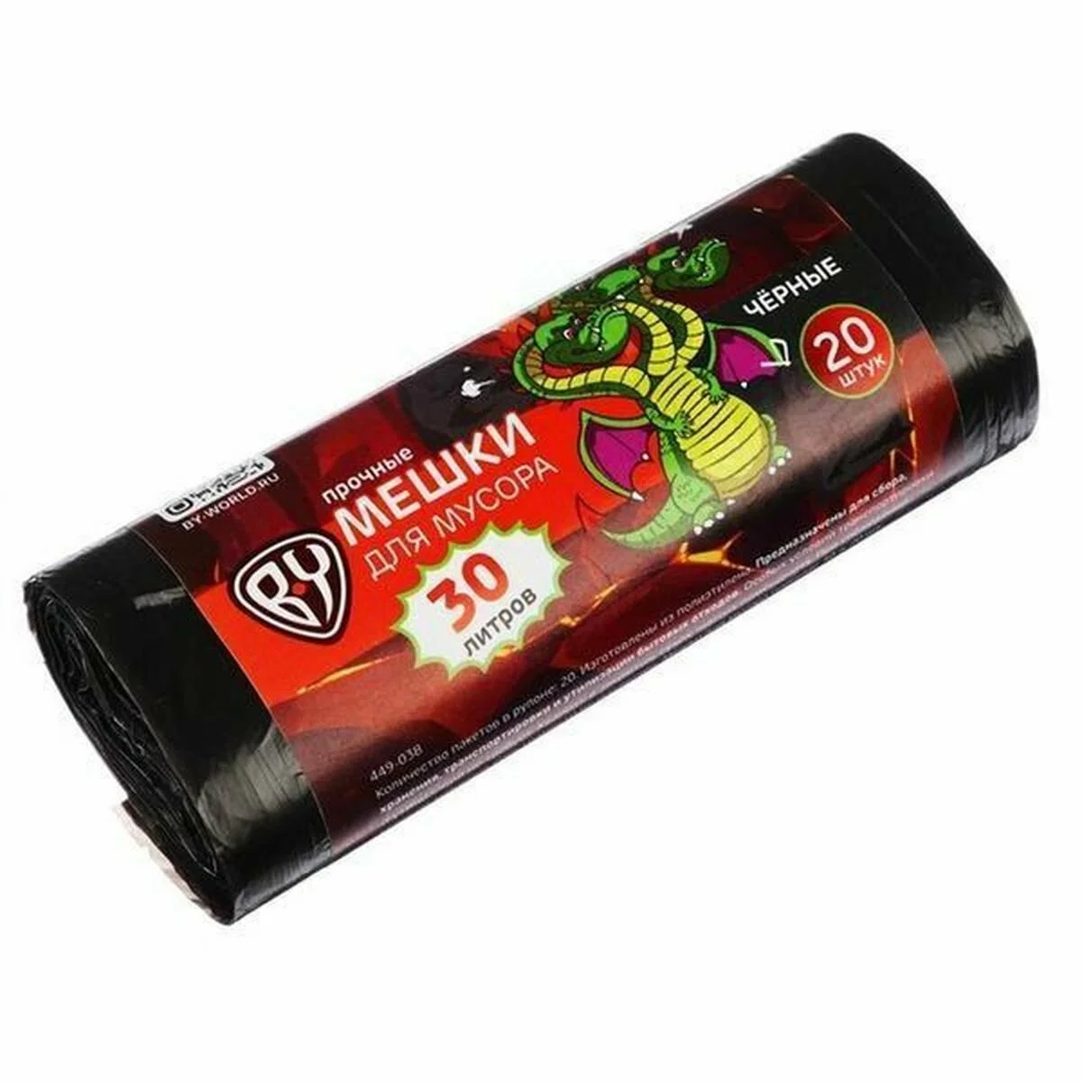 VETTA Мешки для мусора 20шт GRIFON , 30л, 45х55см, прочные 8мкм, арт. 101-004