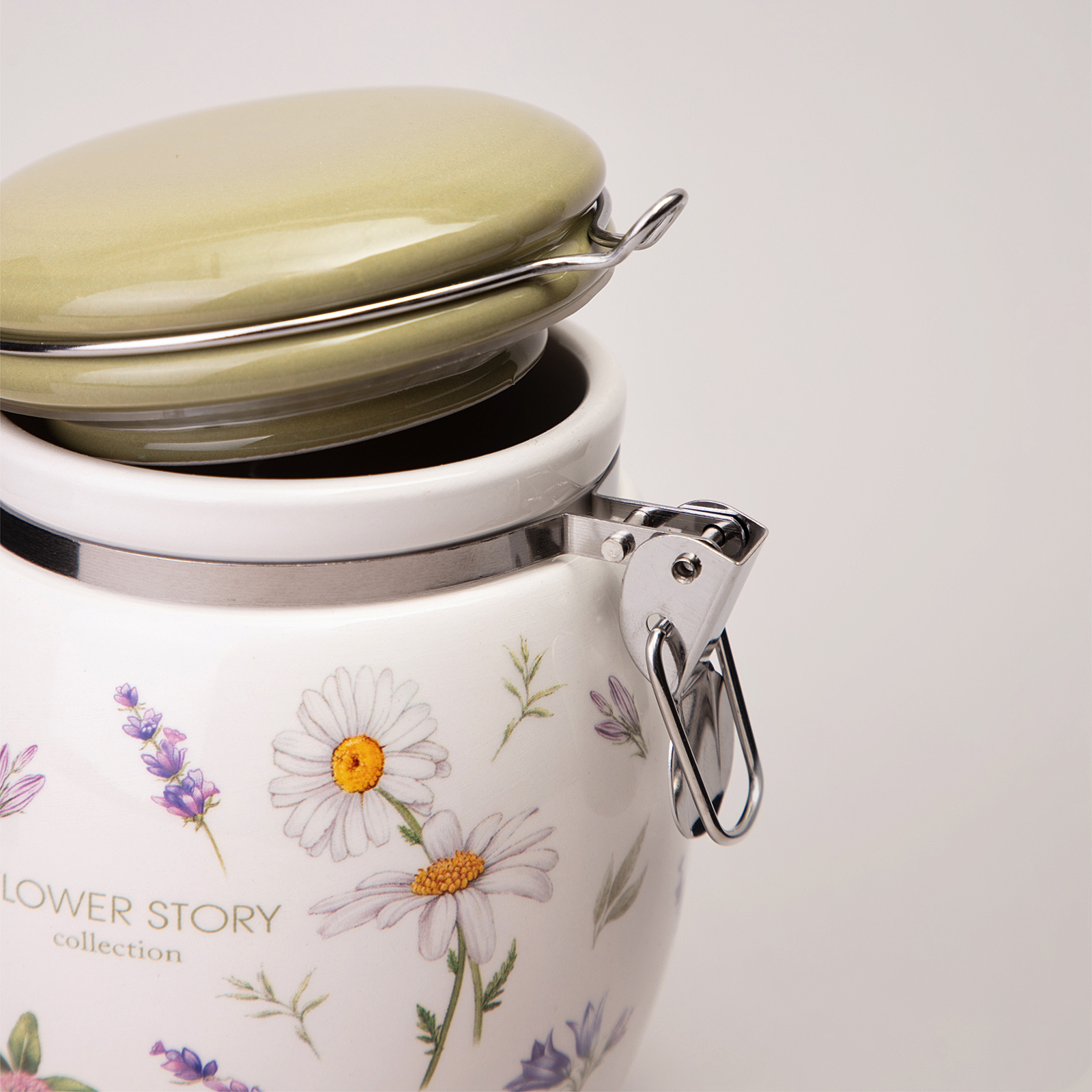 БАНКА AGNESS "FLOWER STORY" 11,5*15 СМ 750 МЛ (КОР=24ШТ.)