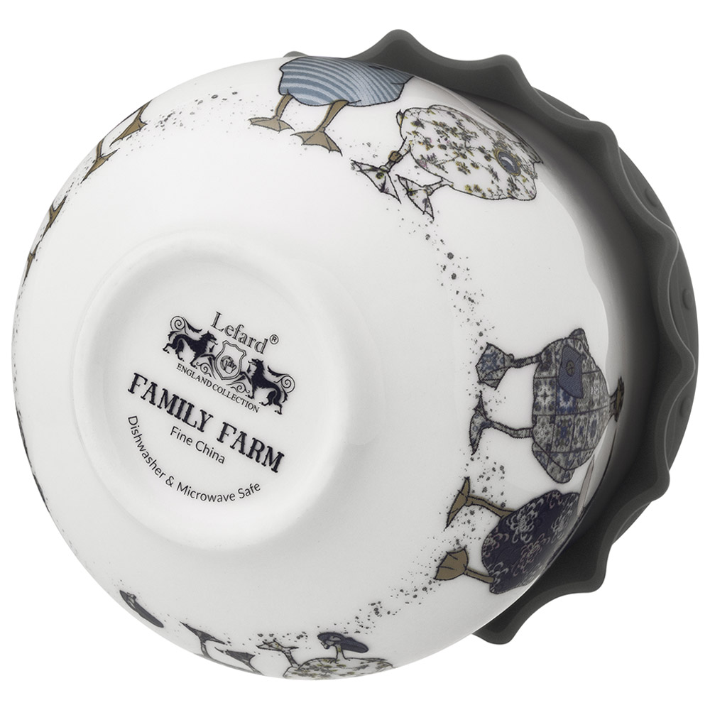 БАНКА LEFARD "FAMILY FARM" С СИЛИКОНОВОЙ КРЫШКОЙ 8*8*6,5 CM 180 МЛ