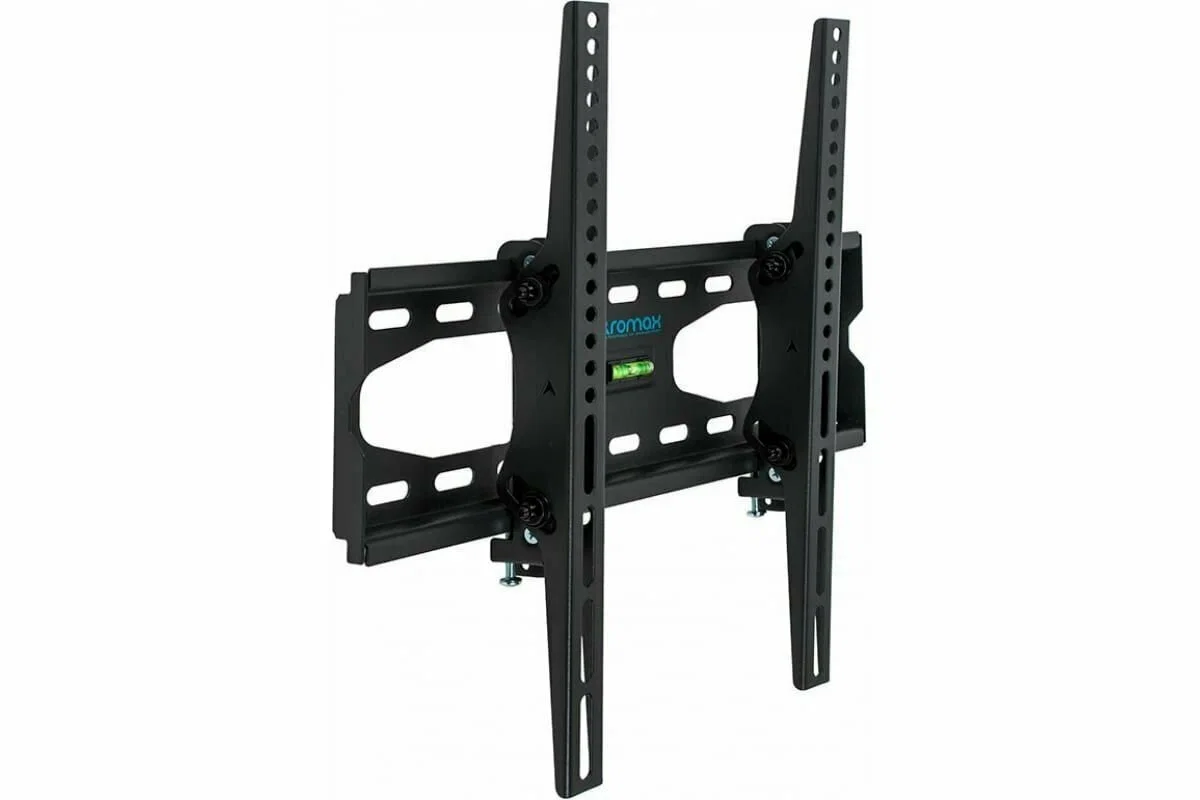 Кронштейн Kromax STAR-44 черный для TV 26"-55", настенный наклонный, max VESA 400x400, от стены 75мм, наклон ±12°
