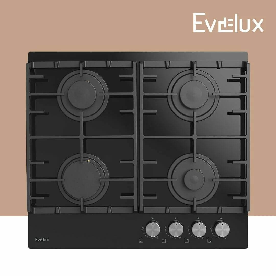Газовая варочная панель Evelux HEG 600 BG