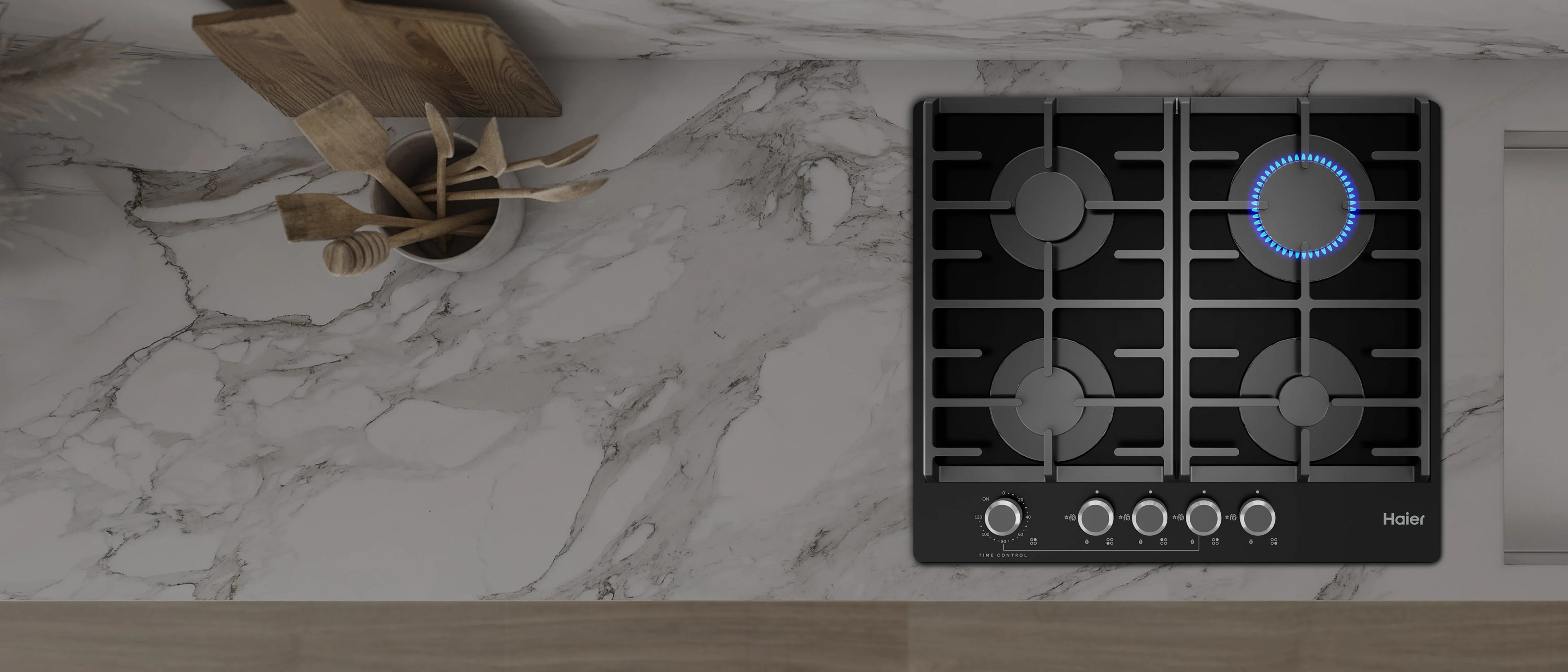 Газовая варочная панель Haier HHX-G64CNMB
