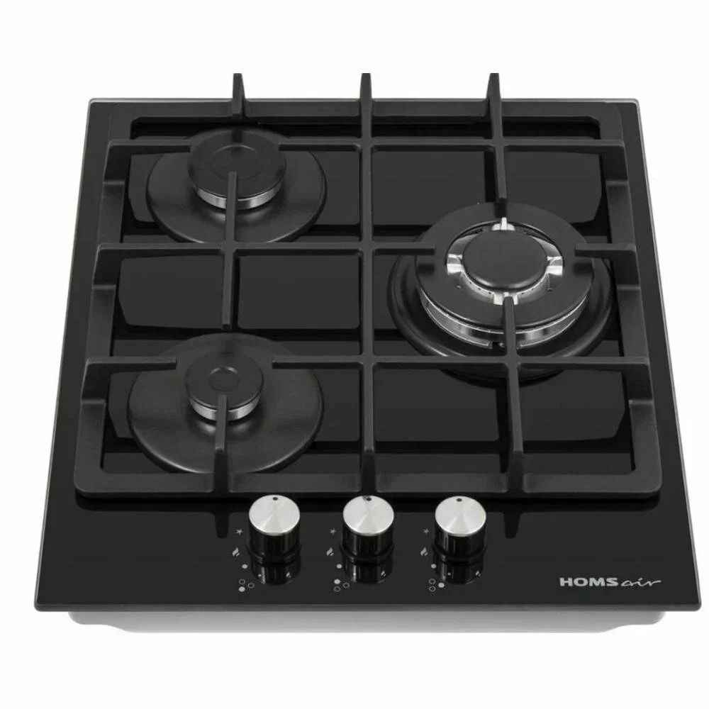 Газовая варочная панель Homsair HGG433TGCBK