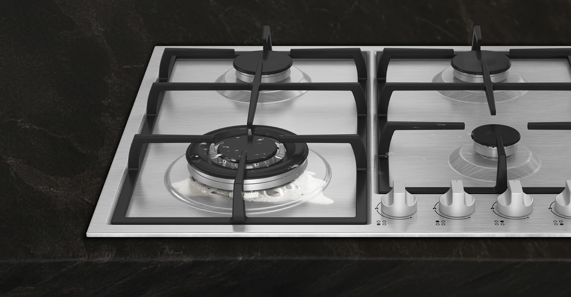 Газовая варочная панель Hotpoint HGMT 642 W IX