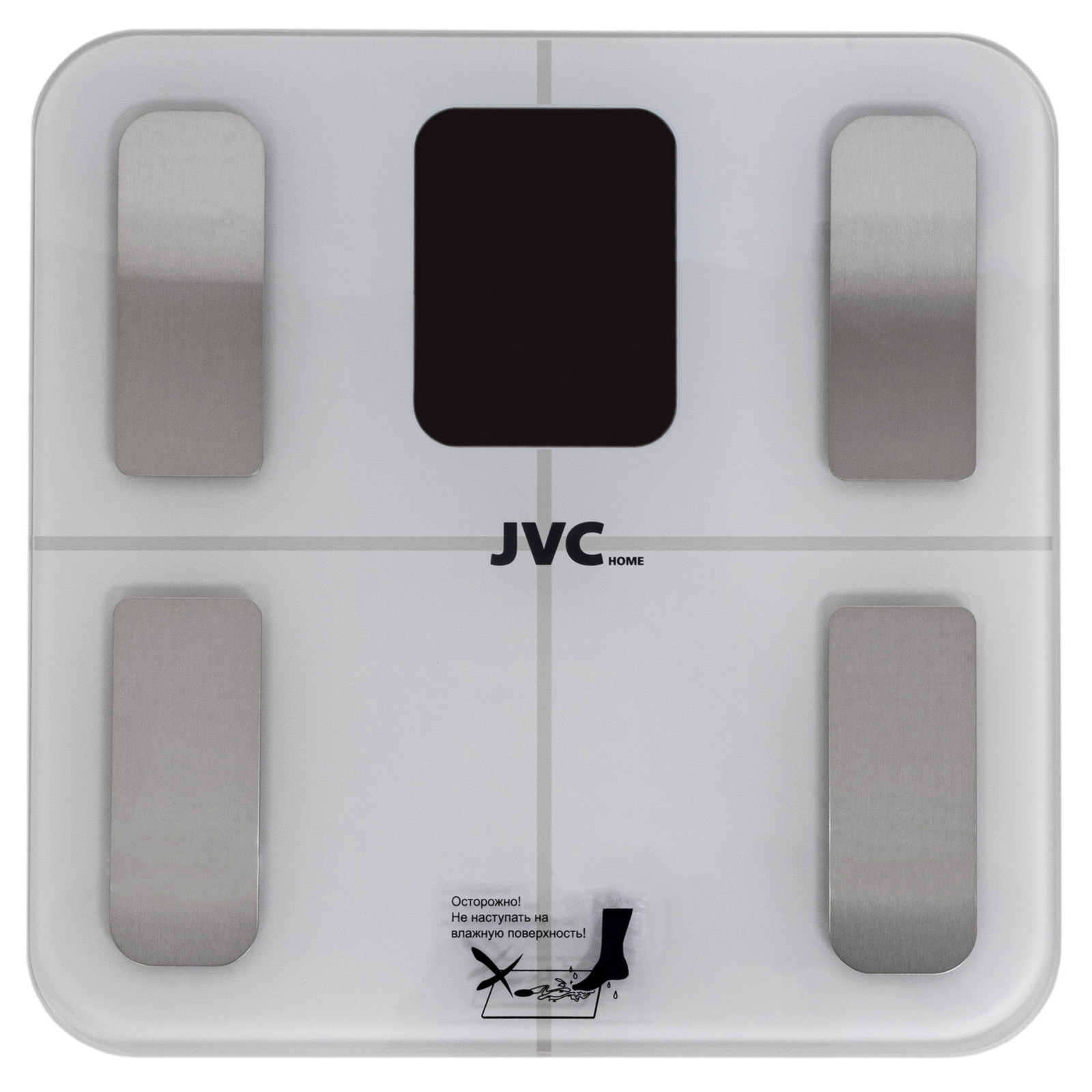 Весы нап, электр, JVC JBS-006, белый, закаленное стекло, 180кг, 4xААА, ЖК дисплей цветной