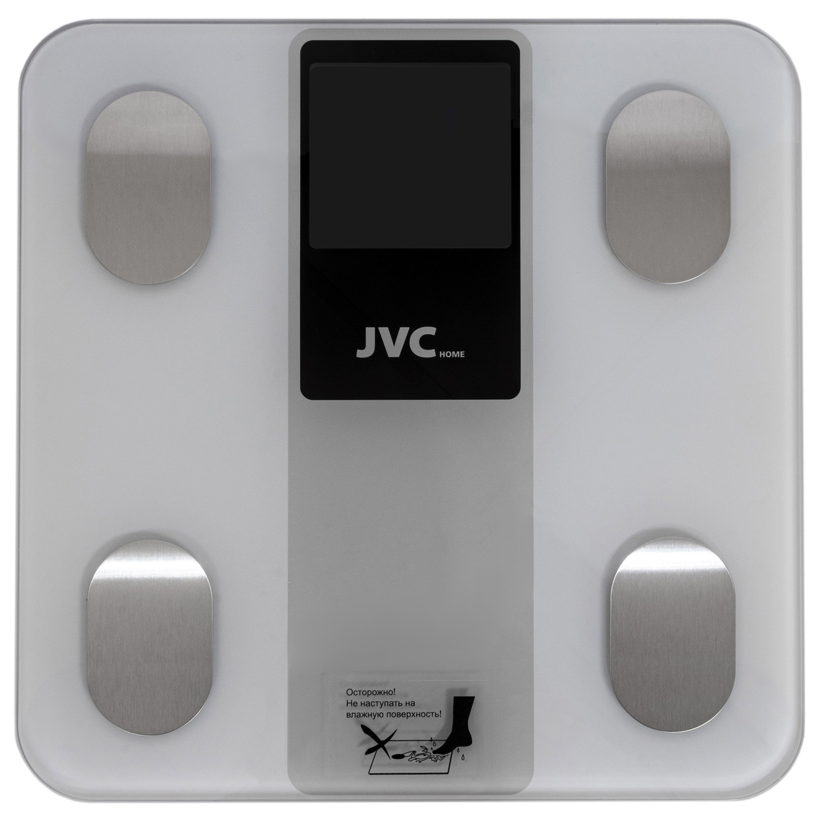 Весы нап, электр, JVC JBS-007, белый, закаленное стекло, 180кг, 4xААА, ЖК дисплей цветной