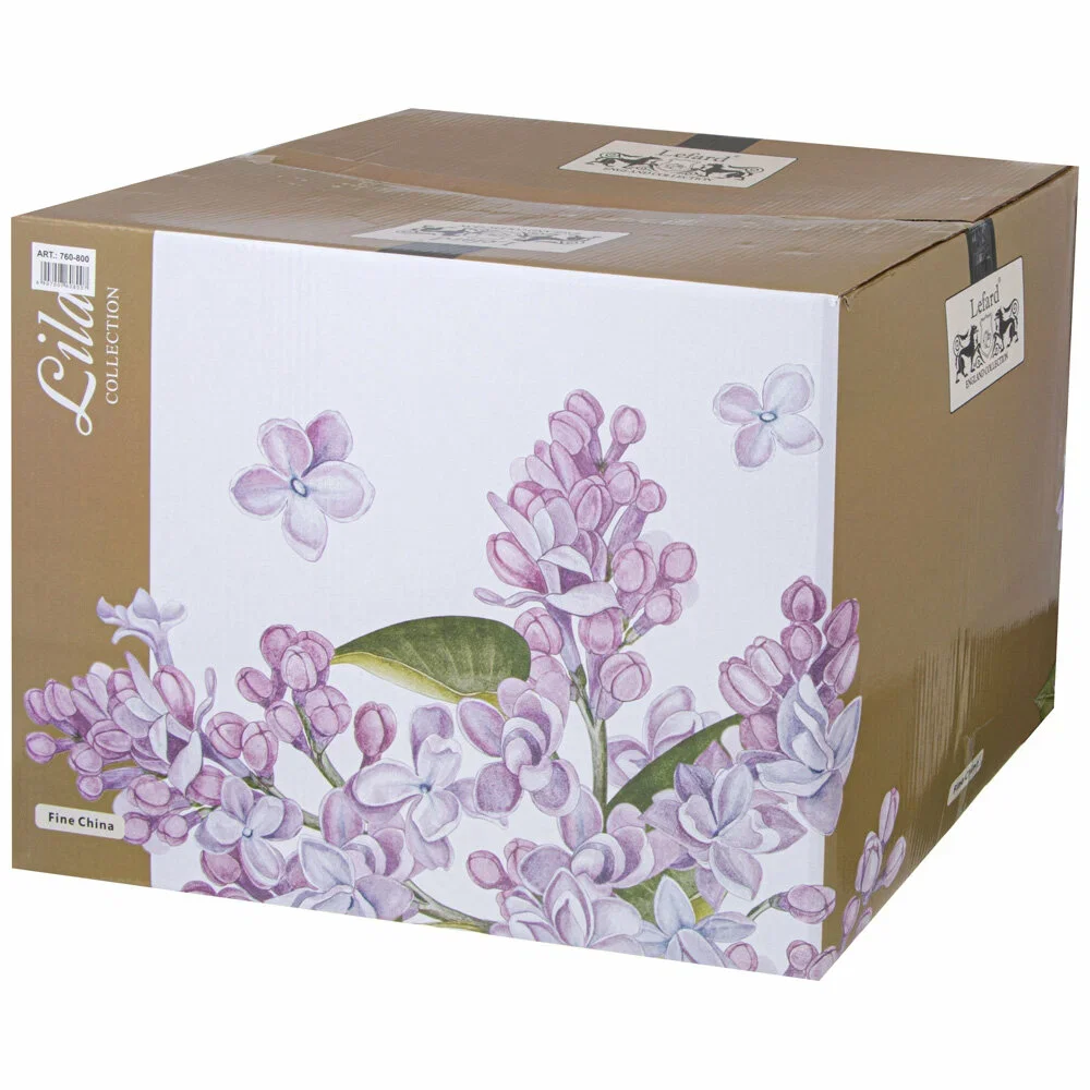 СТОЛОВЫЙ СЕРВИЗ LEFARD "LILAC" НА 6 ПЕР. 23 ПР.  (КОР=1НАБ.)