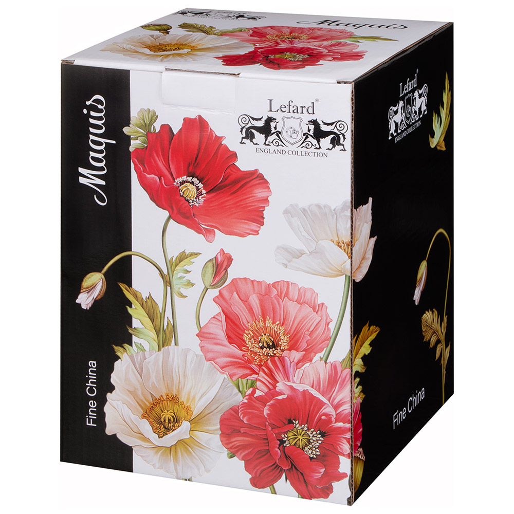 ARTI-M ВАЗА "МАКИ" 15*15*21,5 СМ 1200 МЛ (КОР=12ШТ.)