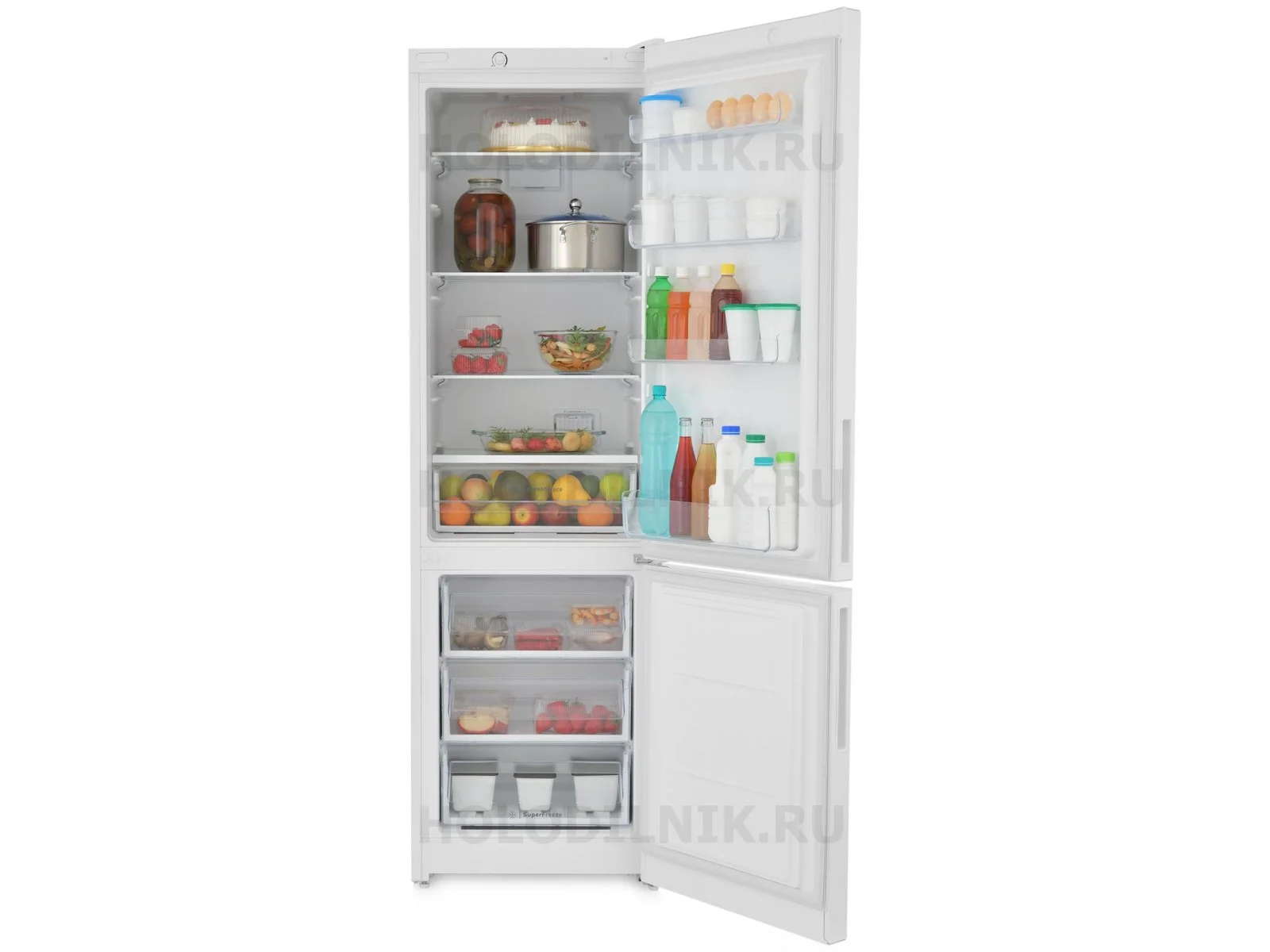 Холодильник двух кам нижн мороз Indesit ITR 4200 W 60х195х64 см No Frost, 325 л,белый