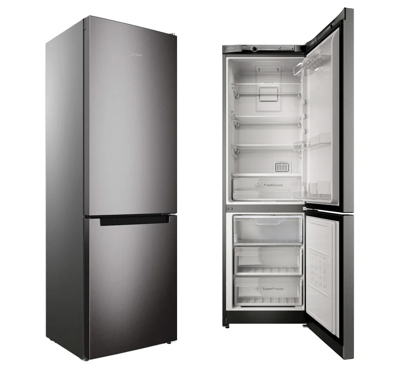 Холодильник двух кам нижн мороз Indesit ITS 4180 NG серый 185х60х62 No Frost, 326 л
