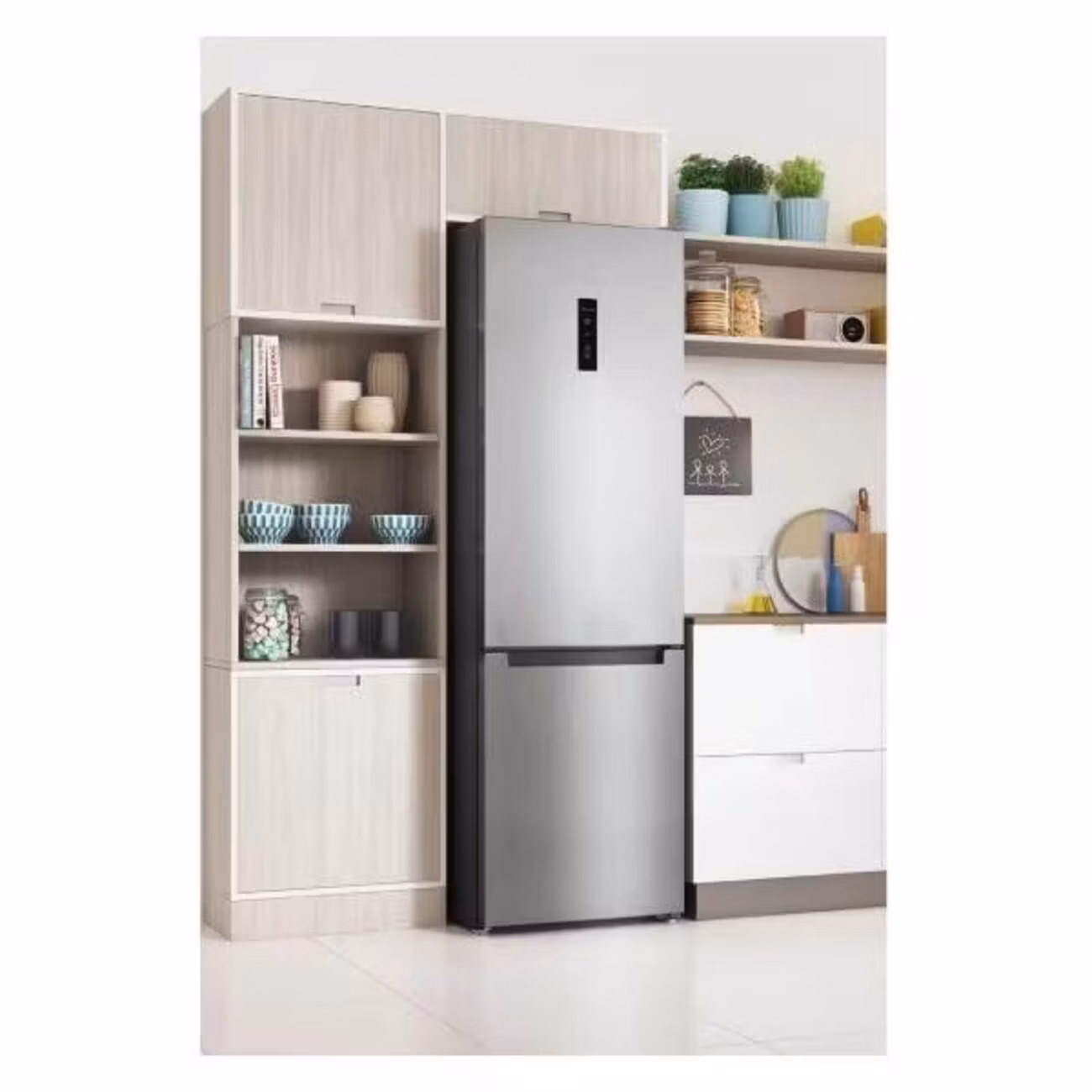 Холодильник двух кам нижн мороз Indesit ITS 5180 G 185х60х62 см. No Frost 0.6882 куб.м. серебристый