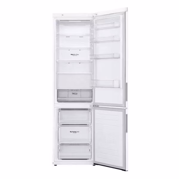 Холодильник двух кам нижн мороз LG GA-B509CQSL 2-хкамерн. белый мат 59.50х203х68.20  No Frost 419 л