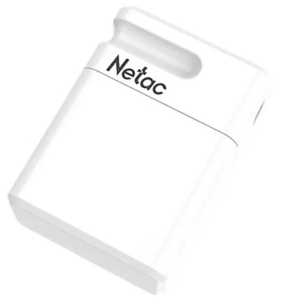 Флешка USB Netac U116 mini (NT03U116N-016G-32WH), 16Gb, USB 3.2, R/W 90/30, белый