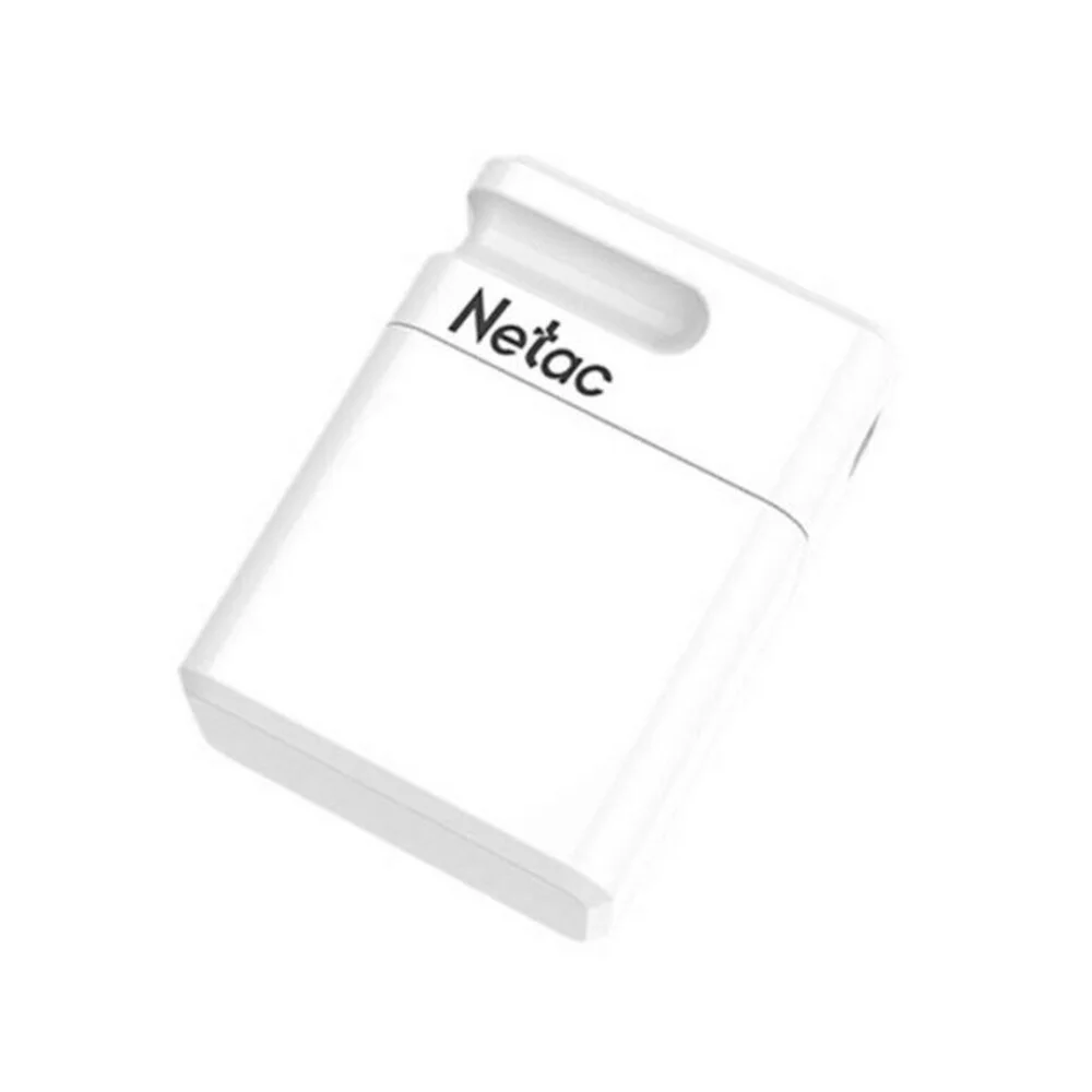 Флешка USB Netac U116 mini (NT03U116N-032G-32WH USB), 32Gb, USB 3.2, R/W 90/30, белый