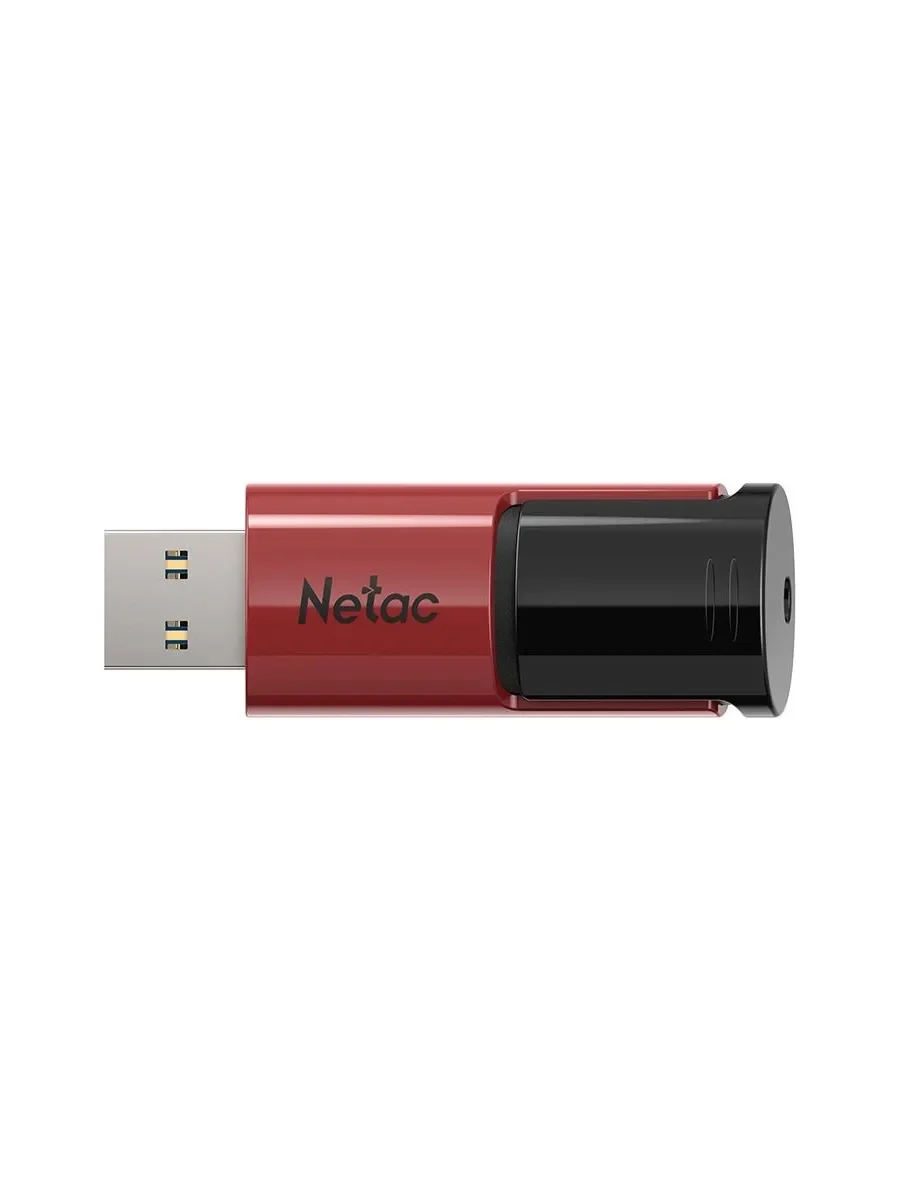 Флешка USB Netac U182 (NT03U182N-032G-32RE), 32Gb, USB 3.0, R/W 70/30, красный/черный