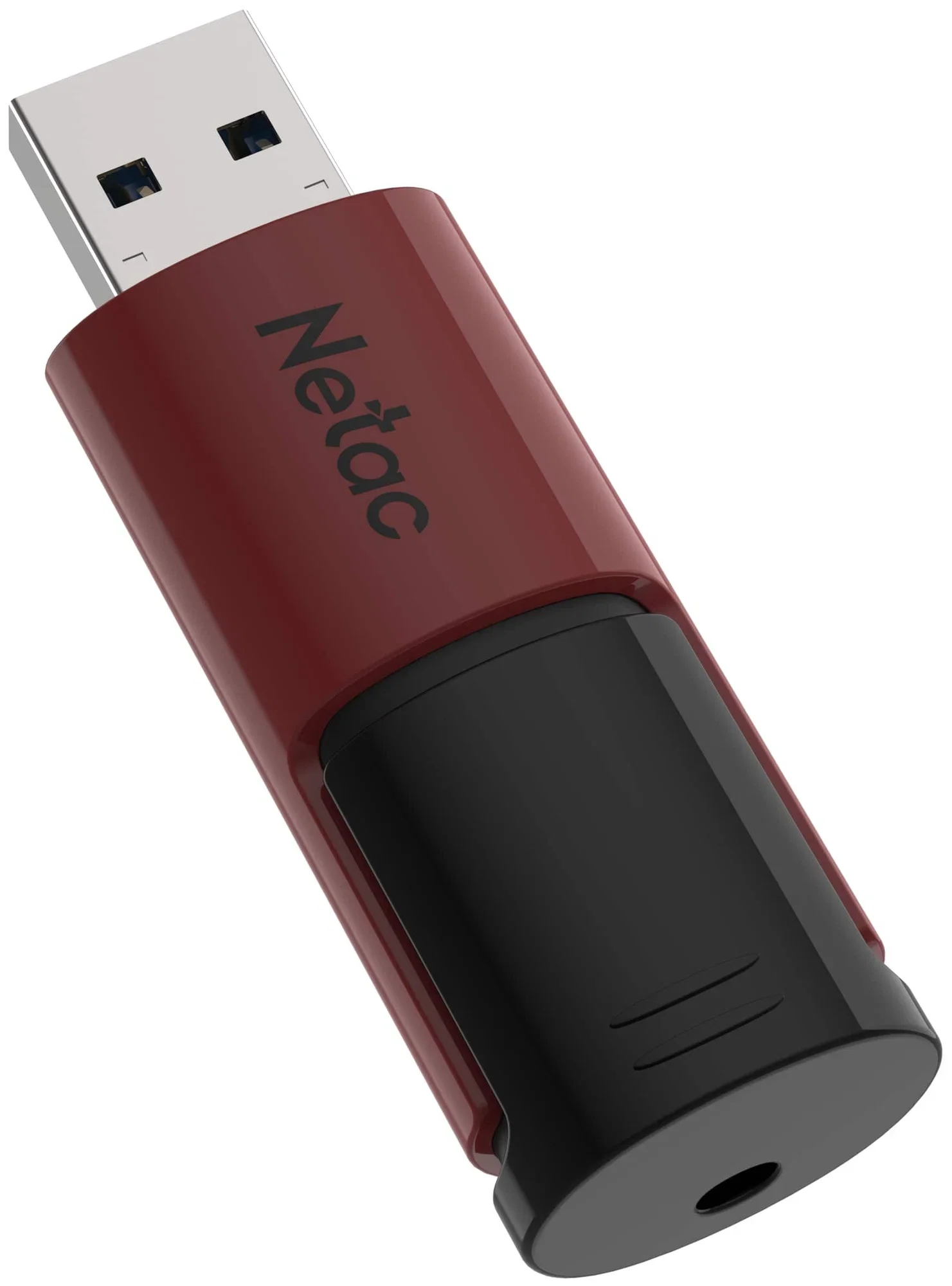 Флешка USB Netac U182 (NT03U182N-256G-32RE), 256Gb, USB 3.0, R/W 70/30, черный/красный
