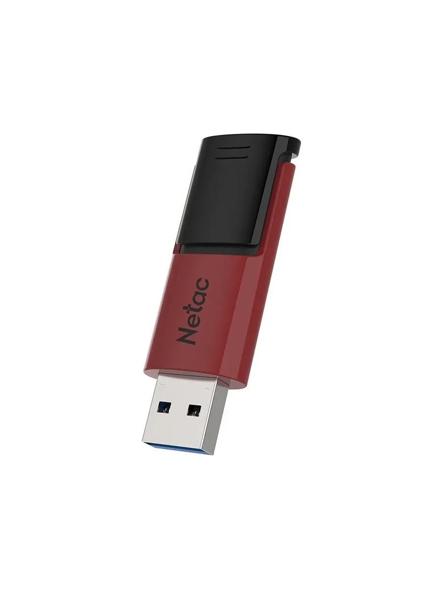 Флешка USB Netac U182 (replaced NT03U182N-016G-30RE), 16Gb, USB 3.2, R/W 70/30, красный/черный