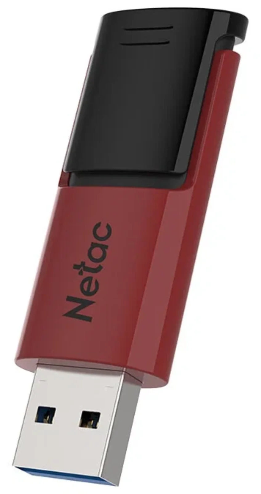 Флешка USB Netac U182 красный USB 3.0 Flash 128Gb, NT03U182N-128G-32RE, выдвижной