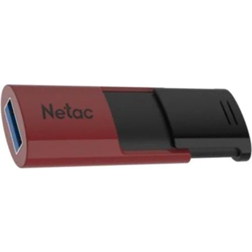 Флешка USB Netac U182 красный USB 3.0 Flash 128Gb, NT03U182N-128G-32RE, выдвижной