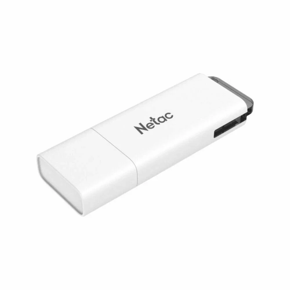 Флешка USB Netac U185 белый USB 3.0 Flash 16Gb, NT03U185N-016G-32WH, LED индикатор
