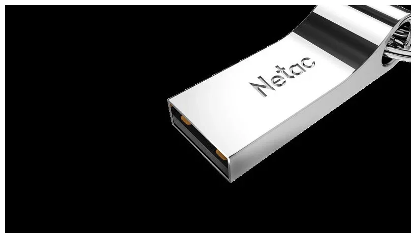Флешка USB Netac U275 (NT03U275N-008G-20SL), 8Gb, USB 2.0, R/W 50/15, серебристый