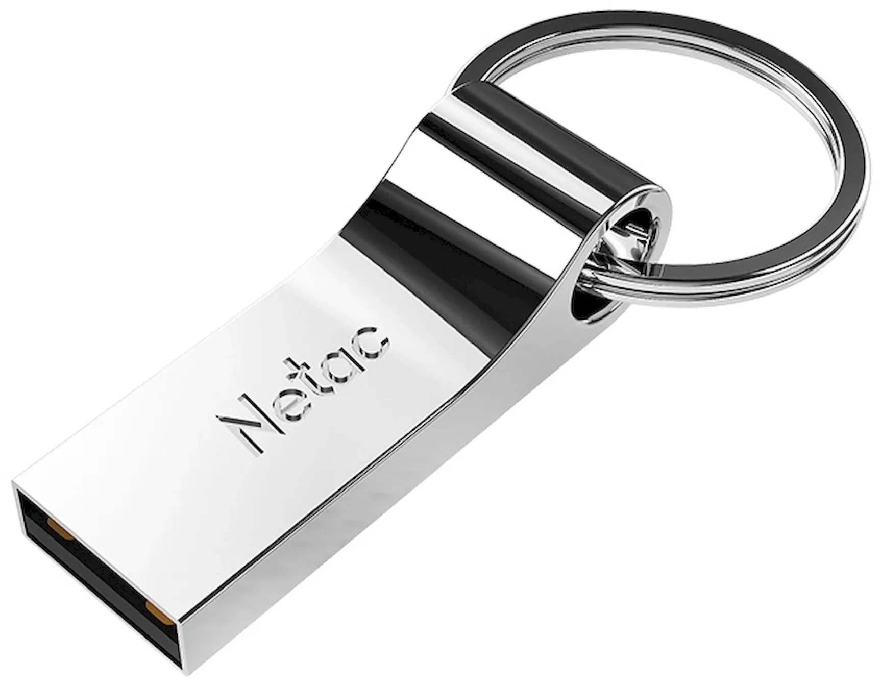 Флешка USB Netac U275 (NT03U275N-016G-20SL), 16Gb, USB 2.0, R/W 50/15, серебристый