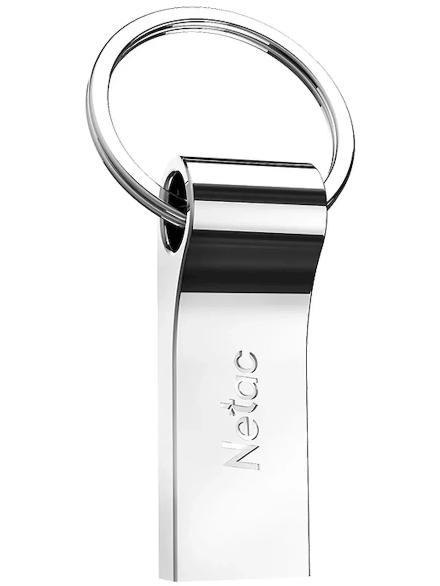 Флешка USB Netac U275 (NT03U275N-064G-20SL), 64Gb, USB 2.0, R/W 50/15, серебристый