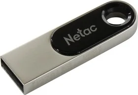 Флешка USB Netac U278 (NT03U278N-008G-20PN), 8Gb, USB 2.0, R/W 50/10, серебристый/черный