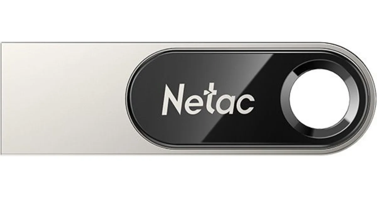 Флешка USB Netac U278 (NT03U278N-008G-20PN), 8Gb, USB 2.0, R/W 50/10, серебристый/черный
