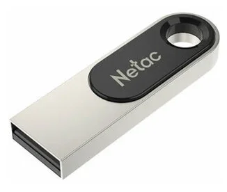 Флешка USB Netac U278 (NT03U278N-016G-20PN), 16Gb, USB 2.0, R/W 50/10, серебристый/черный