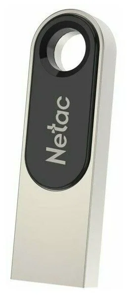 Флешка USB Netac U278 (NT03U278N-032G-20PN), 32Gb, USB 2.0, R/W 50/10, серебристый/черный