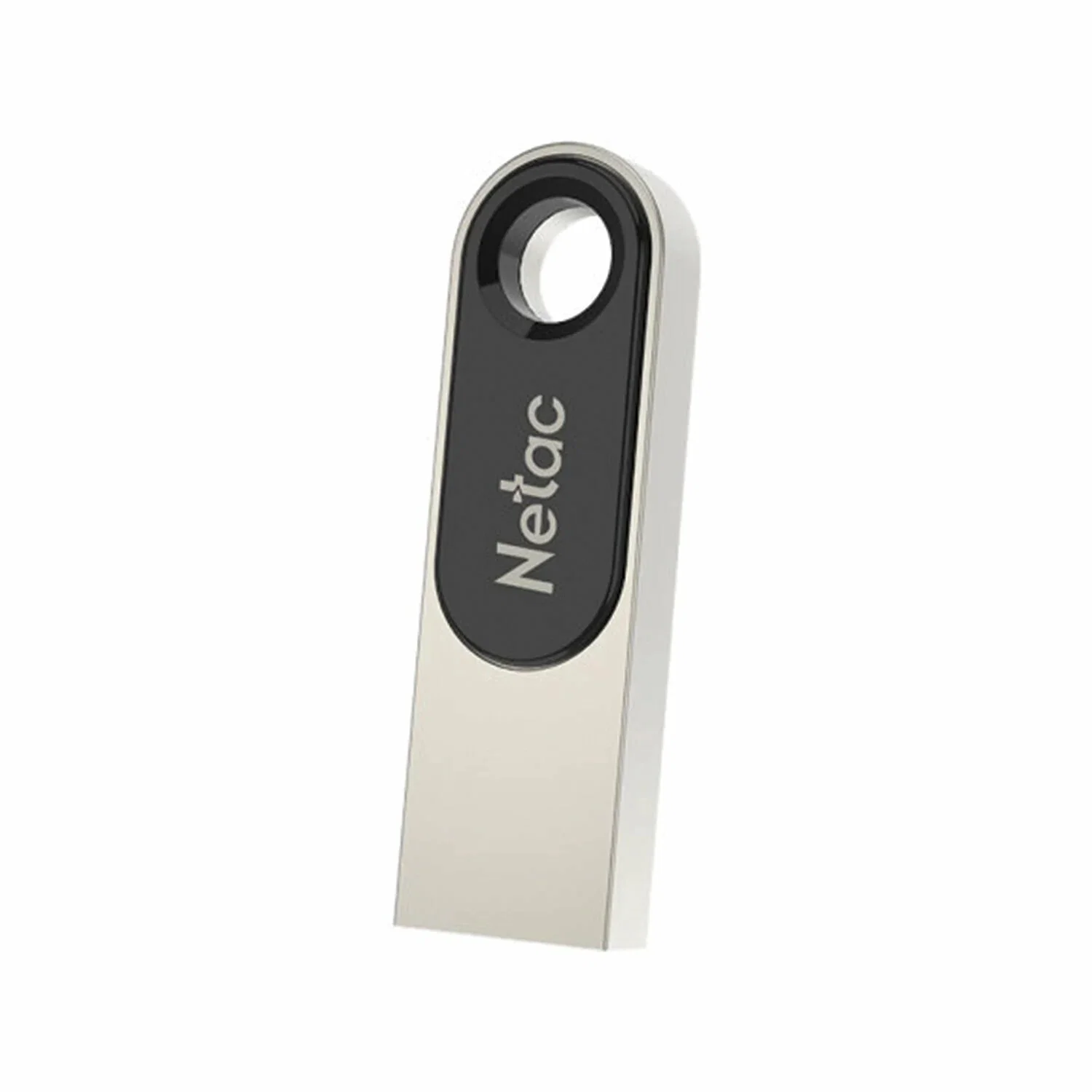 Флешка USB Netac U278 (NT03U278N-064G-20PN), 64Gb, USB 2.0, R/W 50/10, серебристый/черный