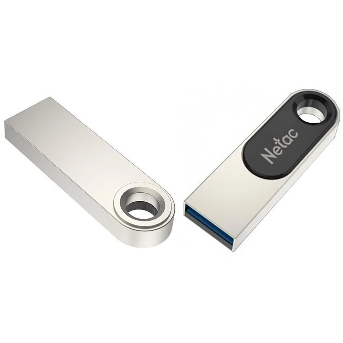 Флешка USB Netac U278 (NT03U278N-064G-32PN), 64Gb, USB 3.0, R/W 90/45, серебристый/черный