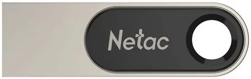 Флешка USB Netac U278 (NT03U278N-128G-32PN), 128Gb, USB 3.0, R/W 110/45, серебристый/черный