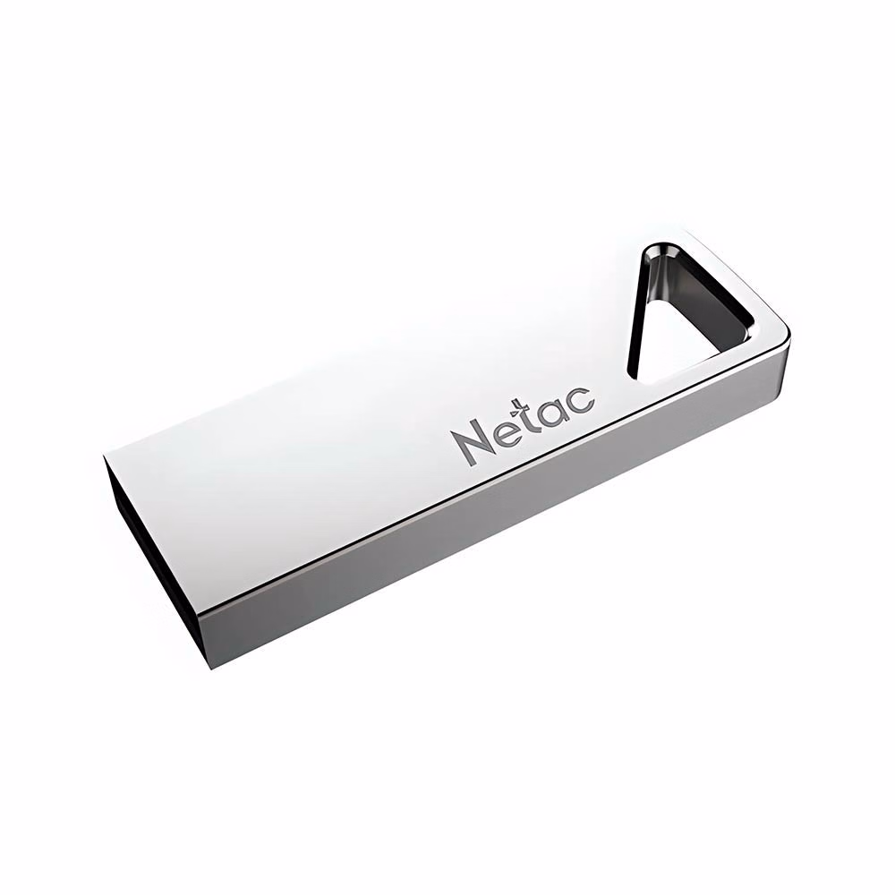 Флешка USB Netac U326 (NT03U326N-008G-20PN), 8Gb, USB 2.0, R/W 50/15, серебристый