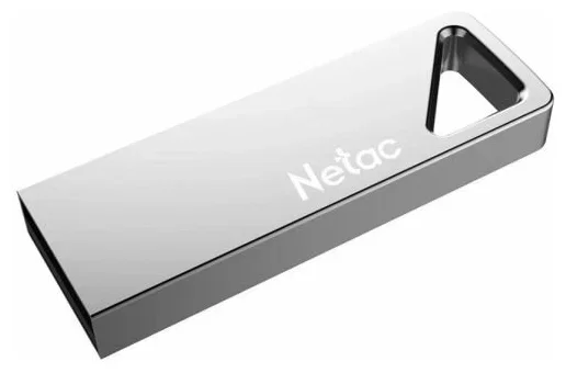 Флешка USB Netac U326 (NT03U326N-008G-20PN), 8Gb, USB 2.0, R/W 50/15, серебристый
