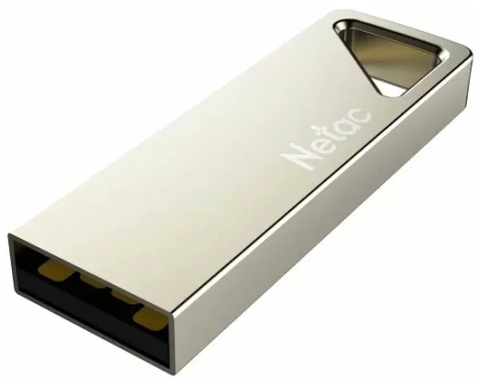 Флешка USB Netac U326 (NT03U326N-016G-20PN), 16Gb, USB 2.0, R/W 50/15, серебристый