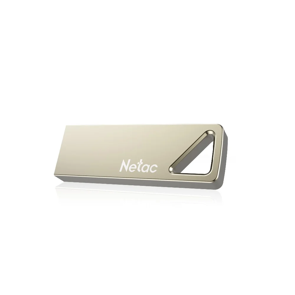 Флешка USB Netac U326 (NT03U326N-064G-20PN), 64Gb, USB 2.0, R/W 50/15, серебристый