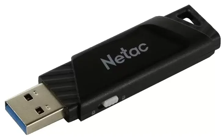 Флешка USB Netac U336 USB 3.0 Write protect Switch Flash 128 Gb NT03U336S-128G-32BK