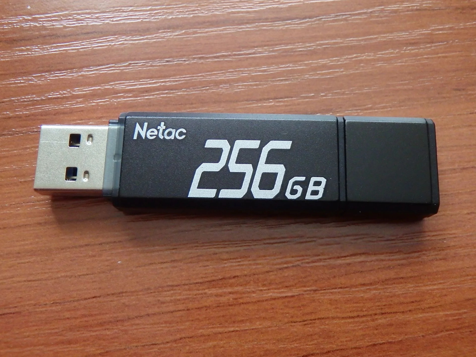 Флешка USB Netac U351 (NT03U351N-256G-32BK), 256Gb, USB 3.0, R/W 110/45, черный