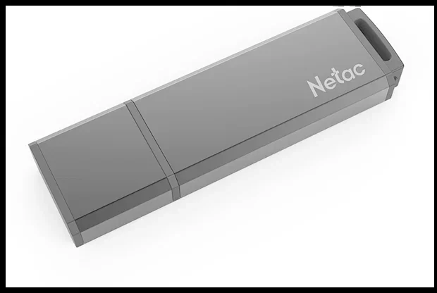 Флешка USB Netac U351 (NT03U351N-256G-32BK), 256Gb, USB 3.0, R/W 110/45, черный